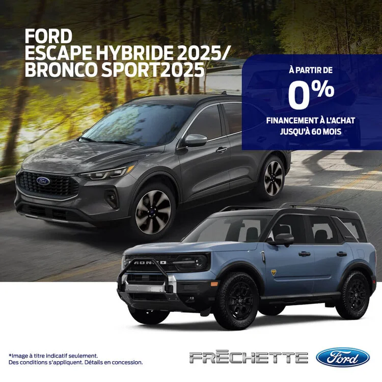 B2ac1bca58025d946845447bf4d559ba frechette ford PROMO octobre escape hybride bronco sport 2025 FR 750x750