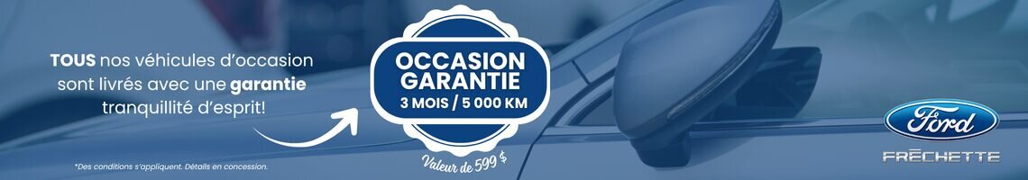 Garantie véhicules d'occasion